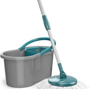 Mop Giratório Fit Flash Limp com Balde e 2 Refis